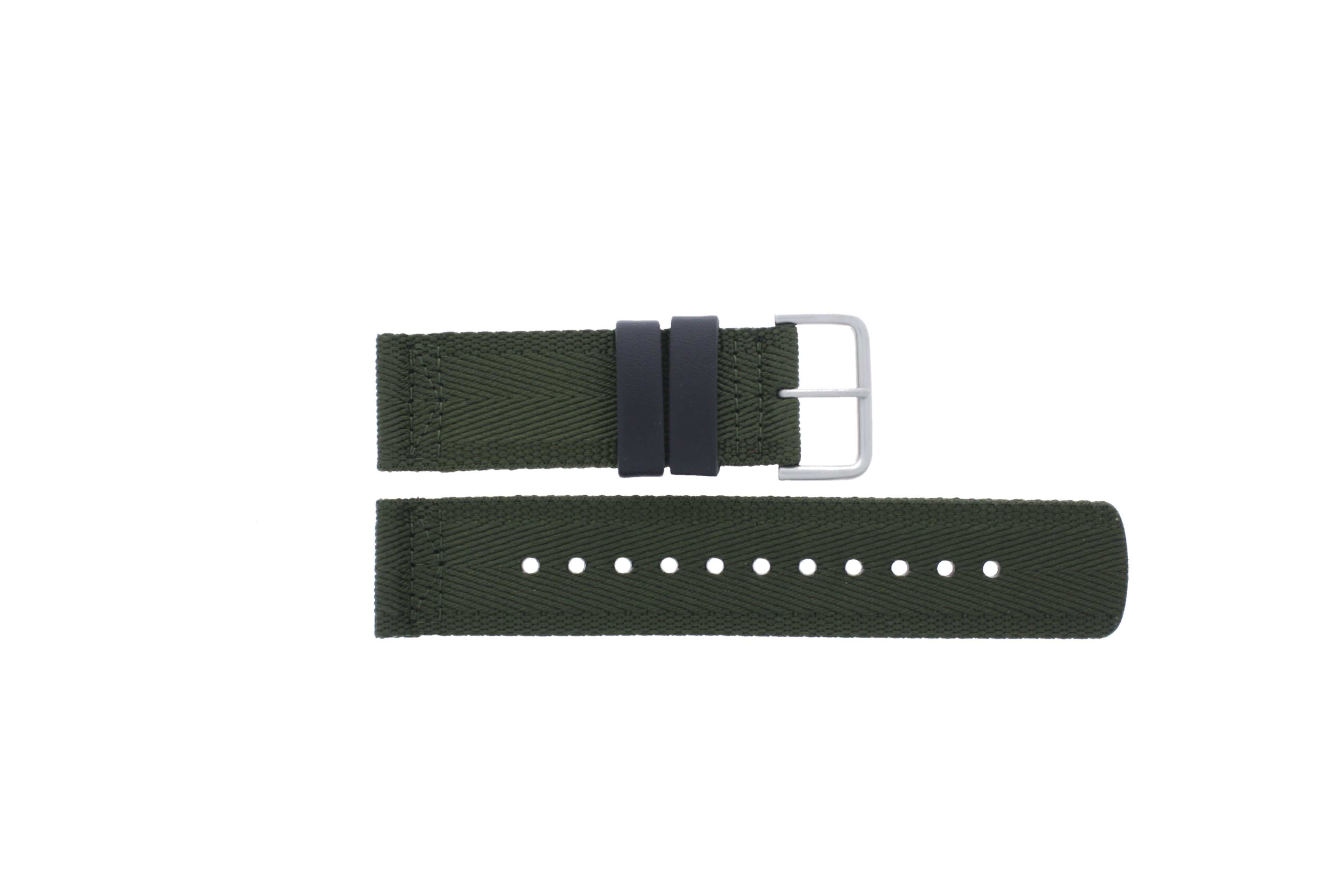 Horlogeband Casio PRG-600YB-3 / 10530879 Nylon/perlon Groen 24mm afbeelding