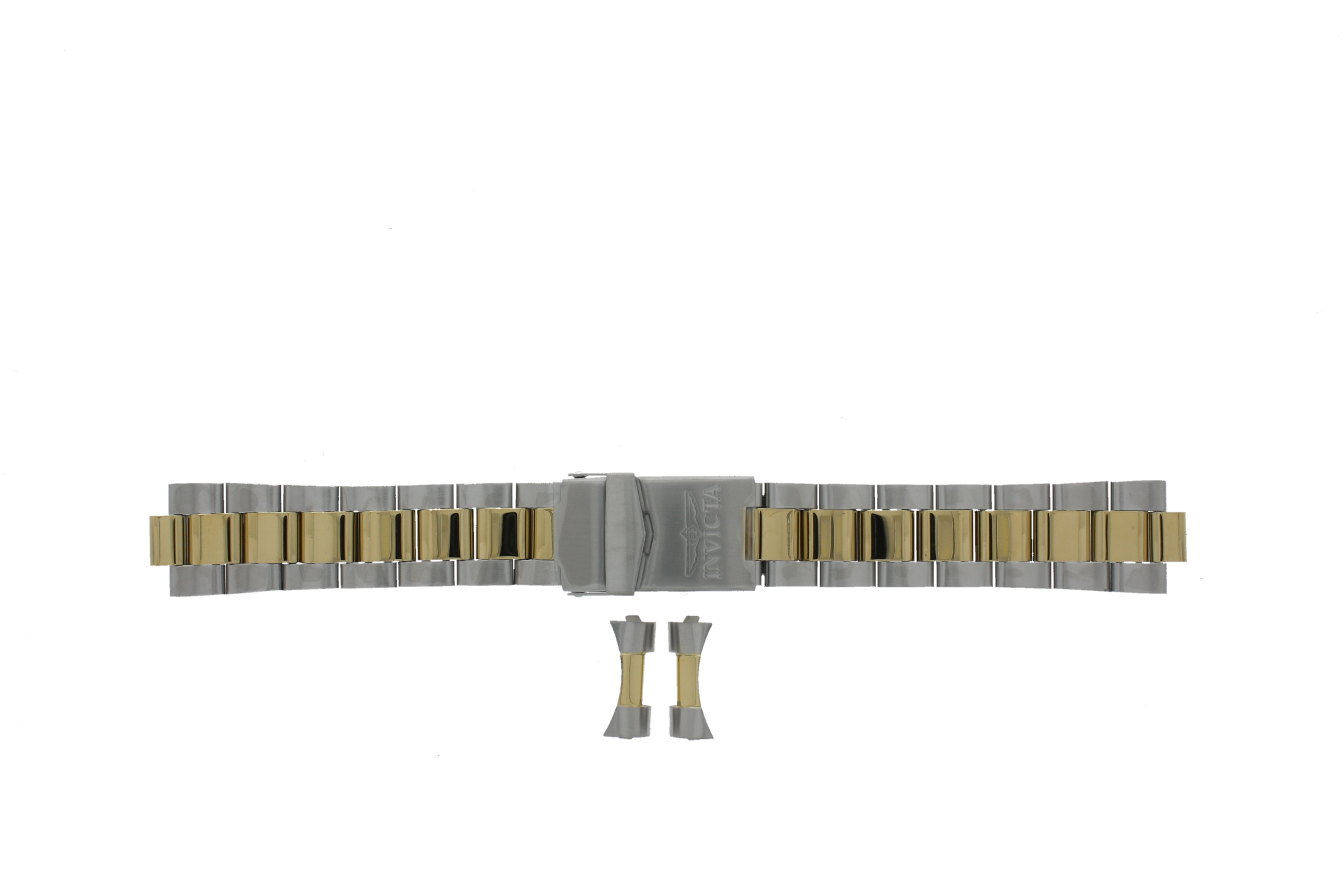 Horlogeband Invicta 8928 / 17042 / 17043 Roestvrij staal (RVS) Bi-Color 20mm afbeelding