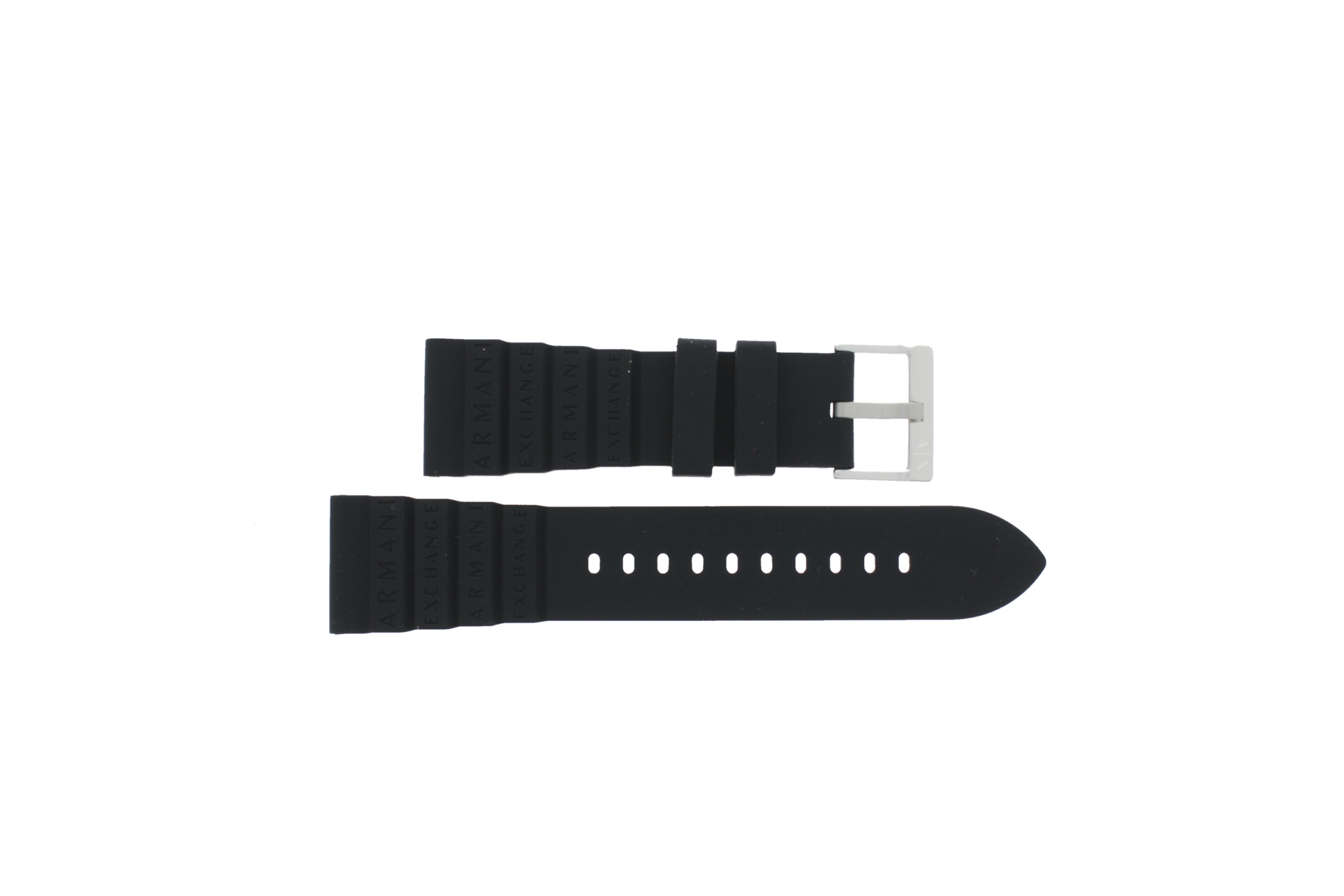 Horlogeband Armani AX2960 Rubber Zwart 24mm afbeelding