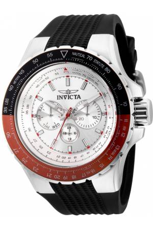 Horlogeband Invicta 33027.01 Rubber Zwart afbeelding