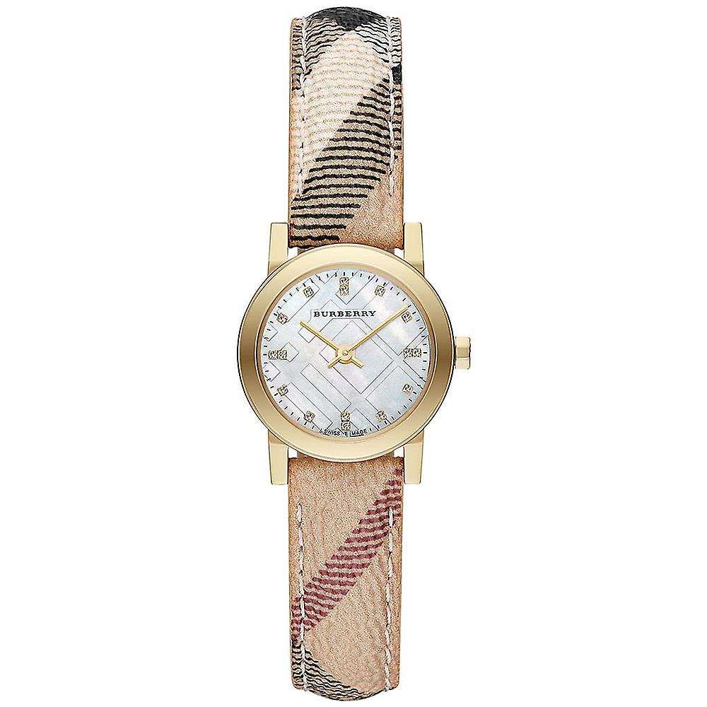 Horlogeband Burberry BU9226 Leder Bi-Color afbeelding