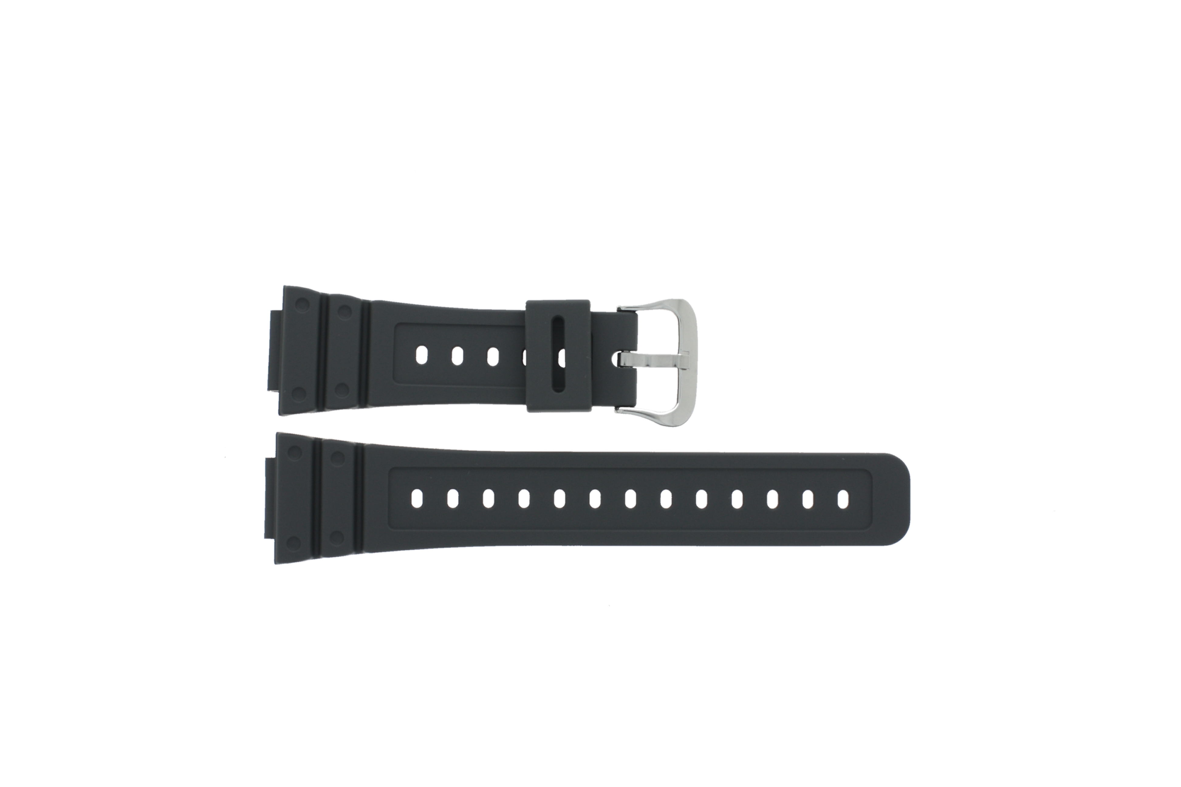 Horlogeband Casio DW-5610SU-8 Kunststof/Plastic Grijs 16mm afbeelding