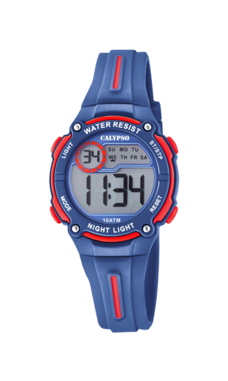 Horlogeband Calypso K6068.4 Silicoon Blauw afbeelding