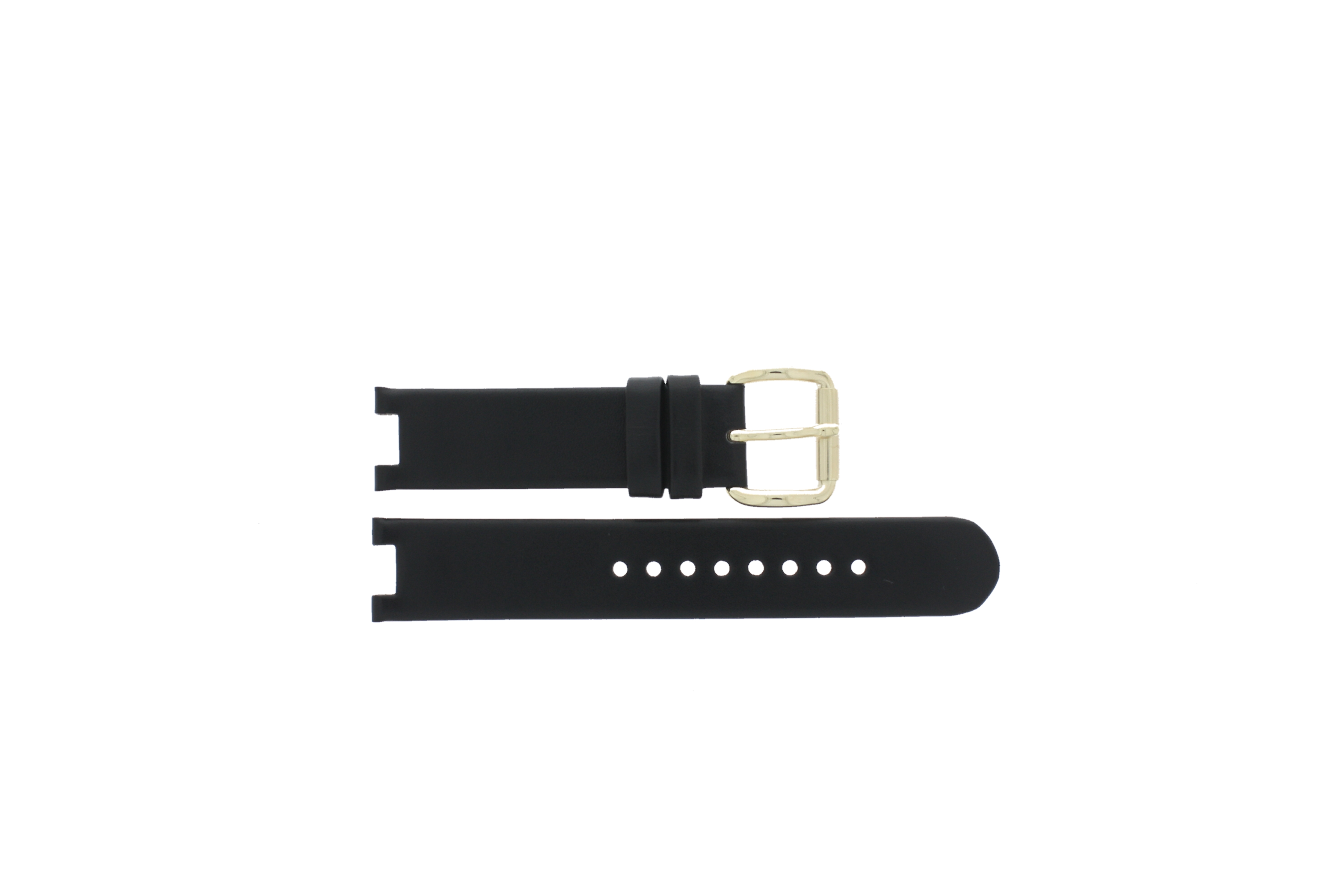 Horlogeband Marc by Marc Jacobs MJ1409 Leder Zwart 18mm afbeelding