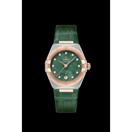Horlogeband Omega 13123292099001.032Z017080 Krokodillenleer Groen