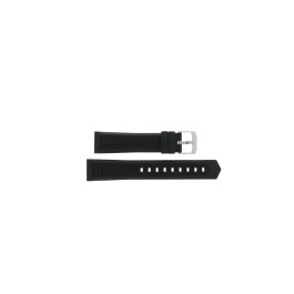 Horlogeband Tag Heuer CAH1110 / BT0714 Rubber Zwart 20mm