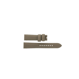 Horlogeband Burberry BU7822 Leder Beige 18mm