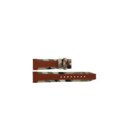 Horlogeband Burberry BU9016 Leder/Kunststof Multicolor 20mm