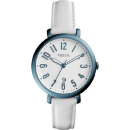 Horlogeband Fossil ES4203 Leder Wit 14mm