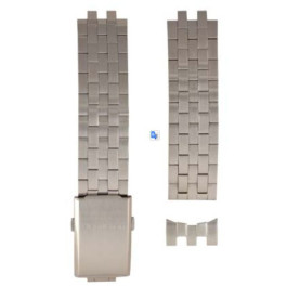 Horlogeband Hamilton H695776102 / Khaki Navy Staal 21mm