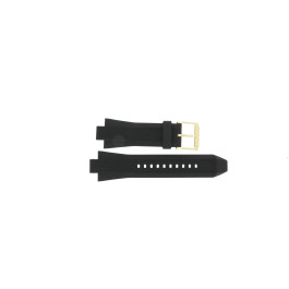 Horlogeband Michael Kors MK8325 / Dylan Rubber Zwart 13mm