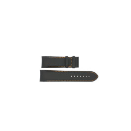Horlogeband Tissot T0356141605101A / T610028614 Leder Zwart 24mm