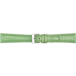 Horlogeband Poletto 454.08.12 Leder Lichtgroen 12mm