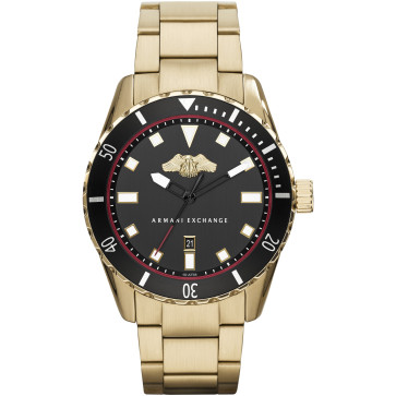 Horlogeband Armani Exchange AX1710 Staal Doublé 22mm