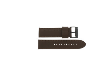Horlogeband Fossil BQ1728 Leder Bruin 24mm