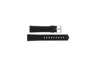 Horlogeband Tag Heuer CAH1110 / BT0714 Rubber Zwart 20mm