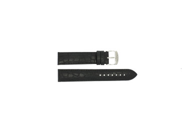 Tissot horlogeband T033.410 Classic Dream - T600027535 / T033.410.160.5301 Croco leder Zwart 19mm