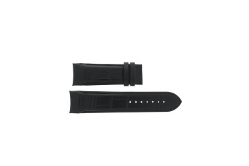 Horlogeband Tissot T0356271605100A / T610028592 Croco leder Zwart 24mm