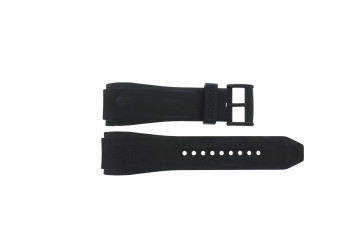 Horlogeband Zodiac ZO8508 Rubber Zwart 28mm