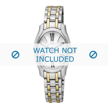 Seiko horlogeband SXGP59P1 / 1N01 0SE0 Staal Bi-Color 11mm