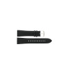 Horlogeband Seiko 7T62-0LJ0 / 7T86-0AC0 / SNAF69P1 / SNAF71P1 / 4LD4JB Croco leder Zwart 22mm