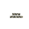 Horlogeband Burberry BU9404 Leder Beige 18mm