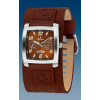 Horlogeband Festina F16182-5 Onderliggend Leder Bruin 22mm
