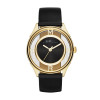 Horlogeband Marc by Marc Jacobs MBM1376 Leder Zwart 18mm