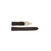 Horlogeband Seiko 5D88-0AA0 / SRX004P1 / 4A072JL / 4A071KL Croco leder Bruin 21mm