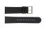 Mondaine horlogeband BM20005 / FE16822.20Q.1 Leder Zwart 22mm