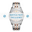 Armani horlogeband AR1824 Roestvrij staal (RVS) Bi-Color 22mm