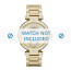 Michael Kors horlogeband MK5867 Staal Goud 12mm