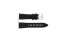 Seiko horlogeband 7T62-0HH0 Leder Zwart 33mm 