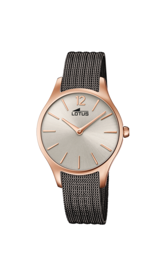 Horlogeband Lotus 18751 Mesh/Milanees Zwart afbeelding